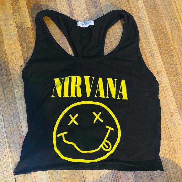 nirvana tank/crop top - Picture 1 of 2